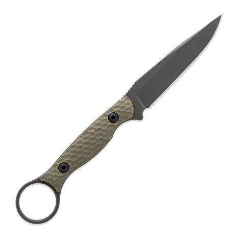 Toor Knives Anaconda Fixed Blade Green G 10 Handle Ranger Green