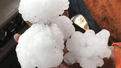Largest Hail Stones Ever Recorded In Australia Pelts Queensland Town