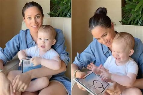 Harry Et Meghan D Voilent Une Adorable Vid O D Archie Pour Ses An