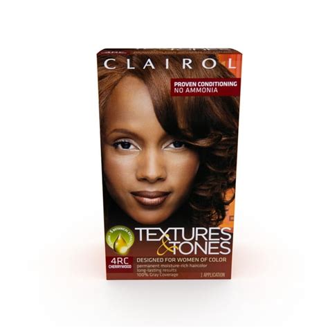 Clairol Textures And Tones Permanent Hair Color 4rc Cherrywood Hair Dye