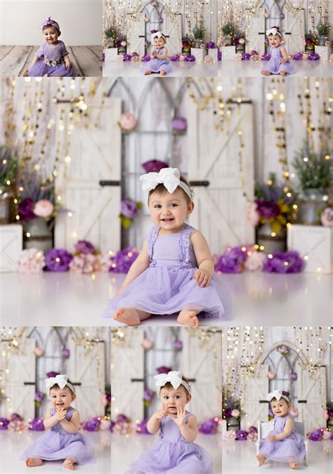 First Birthday Cake Smash In New Jersey Shades Of Purple — Jennifer