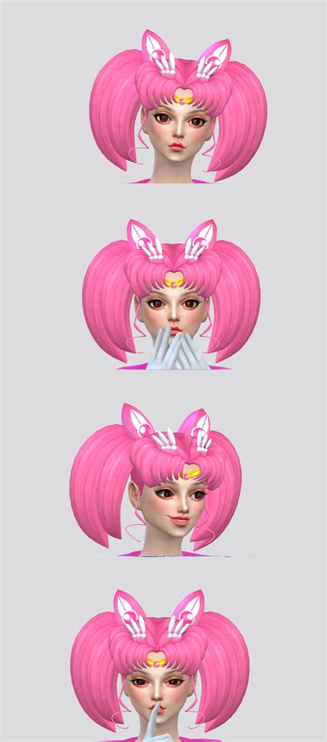 Sims 4 Create A Sim Sailor Moon And Sailor Mini Moon