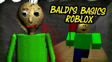 Baldis Basics Beta Baldis Basics Roblox Youtube