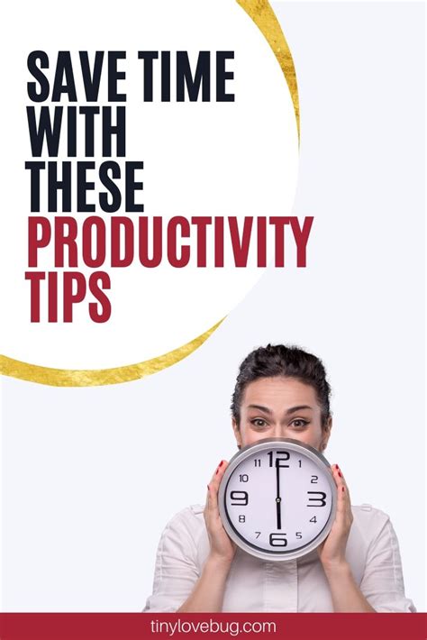 16 Productivity Tips For The Busy You Time Management Tips