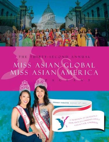 Nd Annual Miss Asian Global Miss Asian America Pageant By Miss