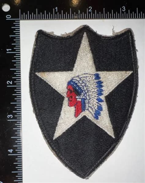 Wwii Us Army 2nd Infantry Division Patch 2500 Picclick