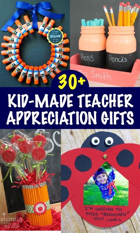 30 Kid Made Teacher Appreciation Ts Theyll Actually Use