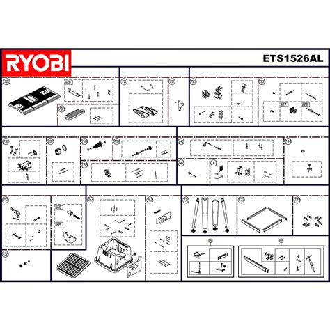 Ryobi Ets1526al Spare Parts Uk