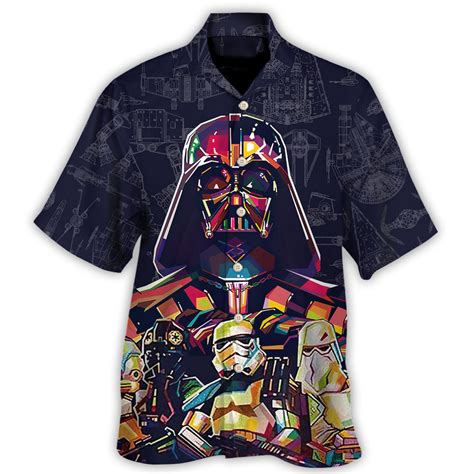 Darth Vader Sw Print Hawaiian Shirt For Men Women Kids Trendy Aloha