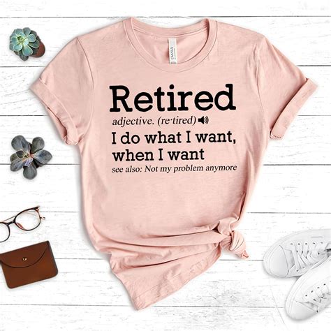 Retired Definition Shirt Retirement T Shirt Funny Retirement Etsy