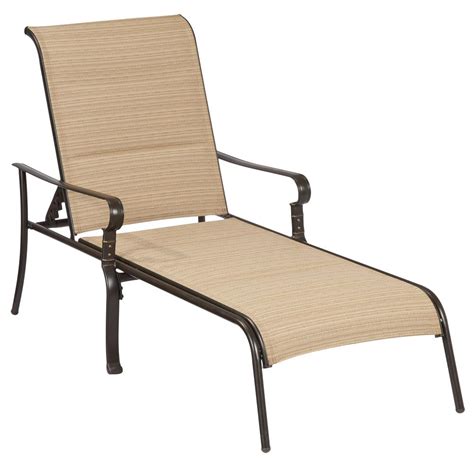 Shop for sling chaise lounge chairs online at target. Hampton Bay Belleville Padded Sling Outdoor Chaise Lounge ...