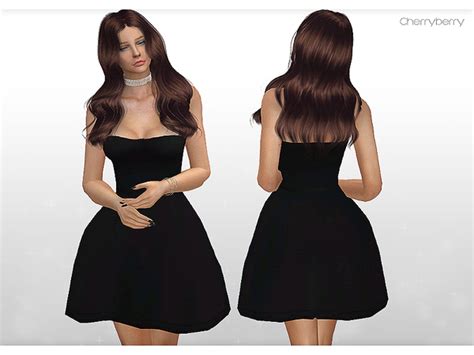 The Sims Resource Little Black Dress Lovely