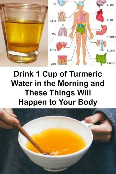 Drink 1 Cup Of Turmeric Water In The Morning And These Things Will