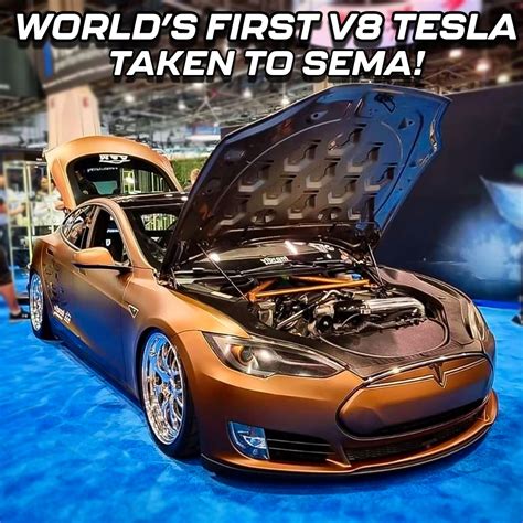 Taking The V8 Tesla To Sema Taking The V8 Tesla To Sema By Rich