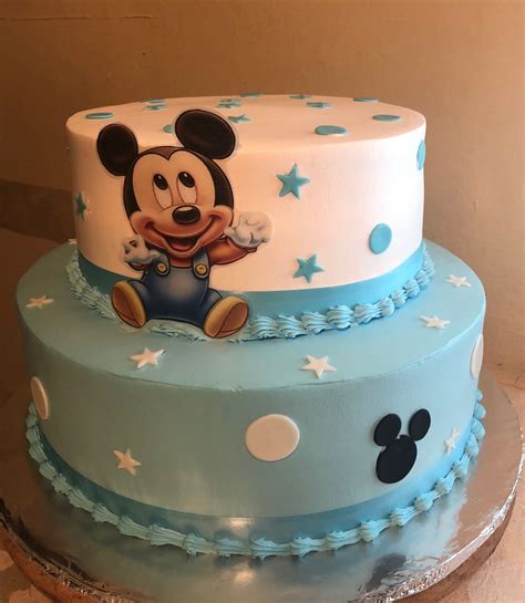 As we know, mickey mouse is the most popular simple mickey mouse red card baby shower invitations. Baby shower Mickey Mouse cake | Baby shower cakes for boys ...
