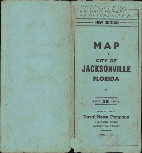 Map Of Jacksonville Florida And Vicinity Geographicus Rare Antique Maps