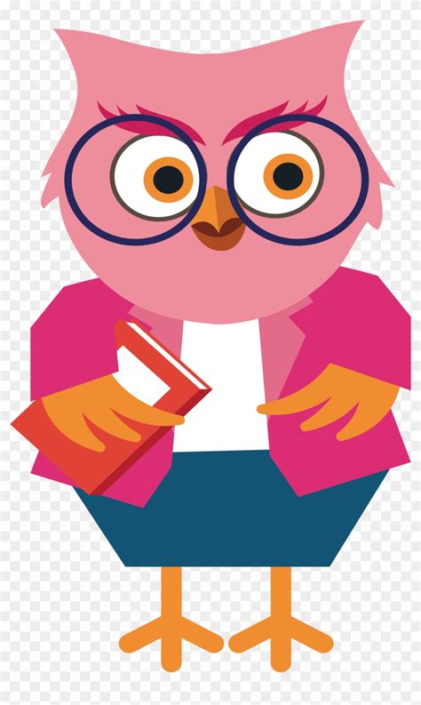 Owl Cartoon Teacher Clip Art Cute Owl Teacher Cartoon Free