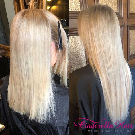 Cinderella Hair Extensions I Tip Stick Tip Hair Extensions Before And After