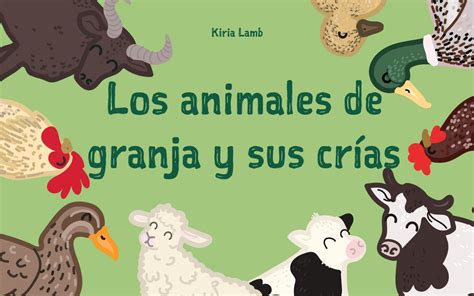 Libros Para Niños Los Animales De Granja Y Sus Crías Spanish