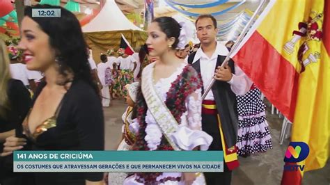 Criciúma comemora 141 de colonização com rica mistura étnica YouTube