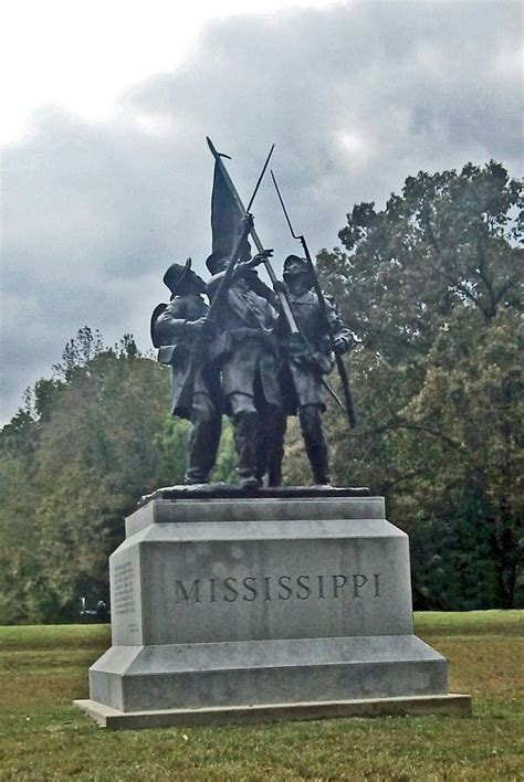 State Of Mississippi Monument Shiloh Tn Civil War Confederate