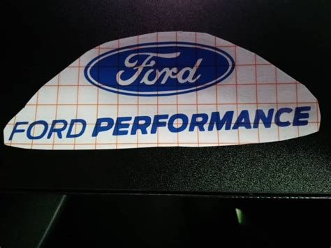 Ford Performance Logo With Ford Logo Etsy