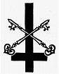 Prints of SAINT PETER. Inverted cross and keys, symbol of Saint Peter ...