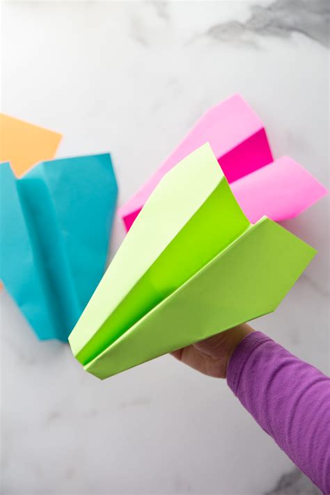 How To Fold The Best Paper Airplane The Crafting Chicks