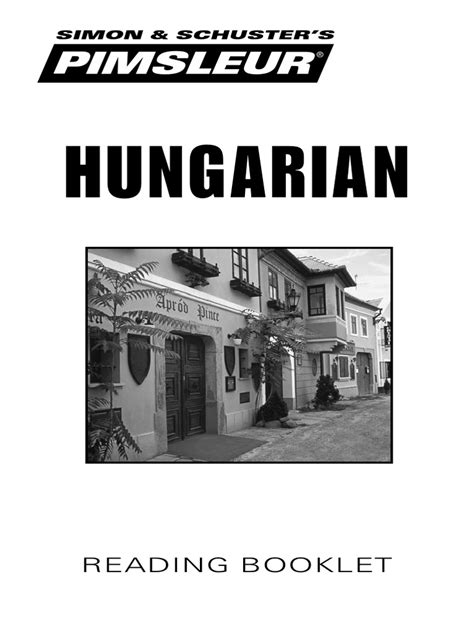 10 Hungarian Comprehensive Level I Lessons 1 30 Pdf
