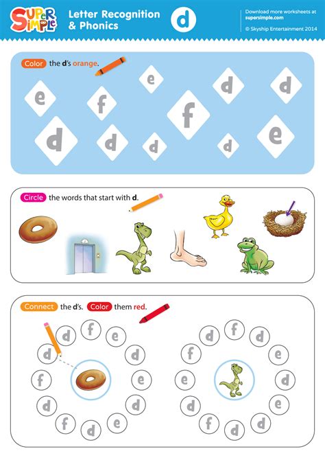 Letter Recognition And Phonics Worksheet A Lowercase Super Simple F53