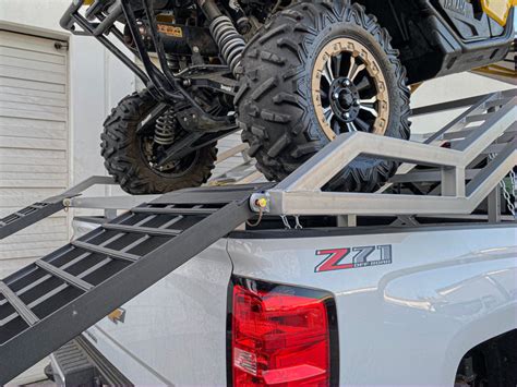 1 Utv Sxs Truck Racks Free Wide Ramps Tow Smart Trailers