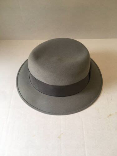 Vintage Mens 1957 Stetson Royal Deluxe Hat Medium Gem