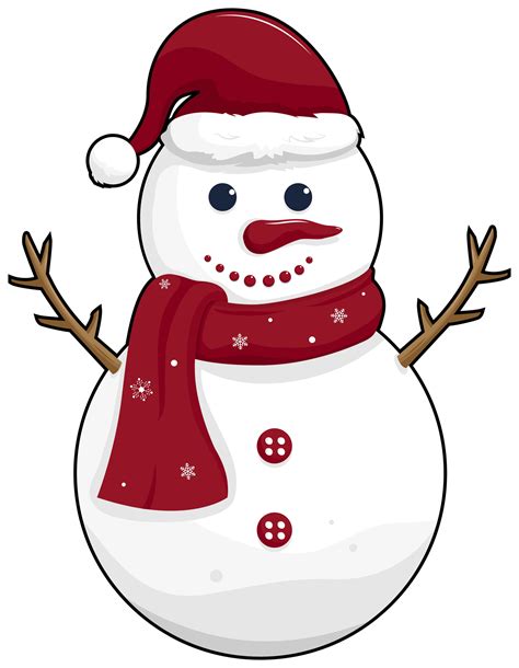 Cute Christmas Snowman Clipartpng File No Background 35041315 Png