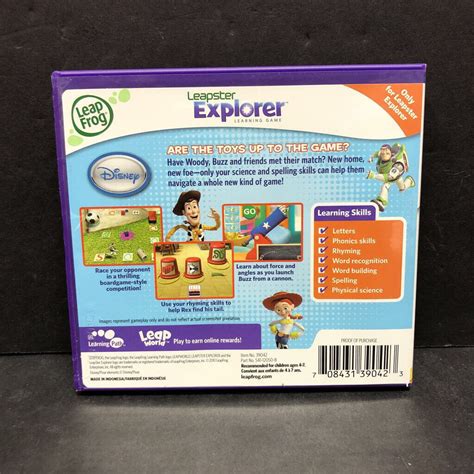 Leapster Explorer Toy Story 3 Encore Kids Consignment