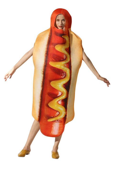 Adult Hot Dog Halloween Costume Hallowitch Costumes