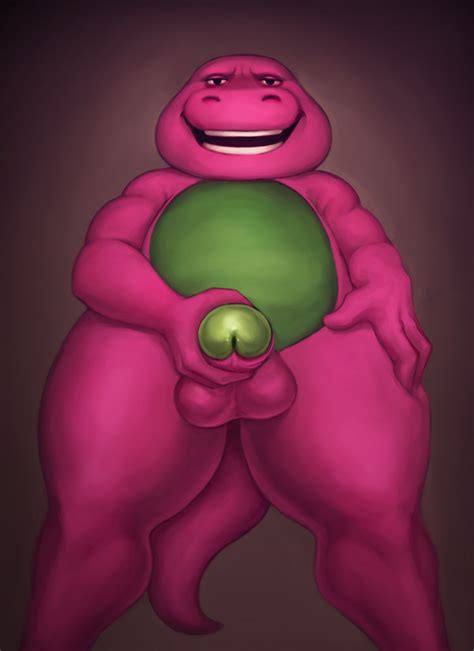 Rule 34 2017 Anthro Balls Barney And Friends Barney The Dinosaur