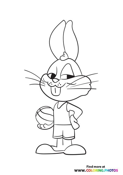 Space Jam Lola Bunny Coloring Pages Bugs Bunny Christmas Coloring Images