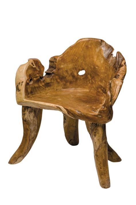 Teak dining chairs are an excellent seating option when dining al fresco. Teak Root Chair - Indigenous Ltd