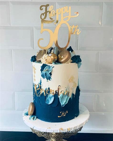 25 Beautiful 50th Birthday Cake Ideas For Men And Women
