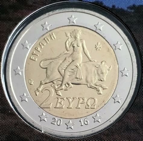 Greece Euro Coins Unc 2016 Value Mintage And Images At Euro Coinstv