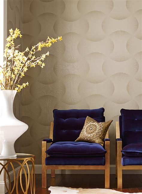 York Wallcoverings Cz2444 Candice Olson Modern Nature Freestyle