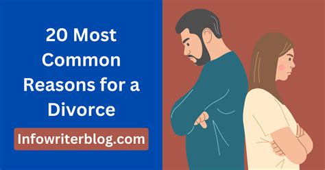 20 Most Common Reasons For A Divorce