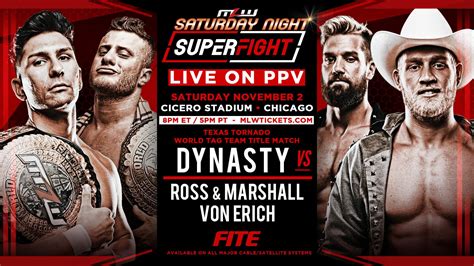 MLW Adds A Tornado Tag Match For The Tag Titles To SuperFight Card EWrestlingNews Com