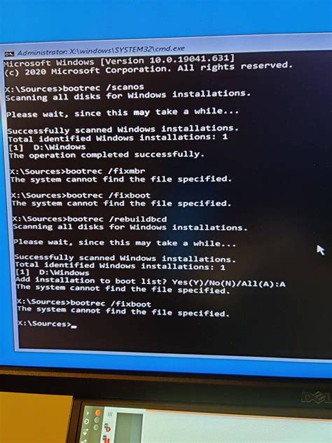 Windows 10 Win 10 Boot Failure A Required Device Isnt Connected Or