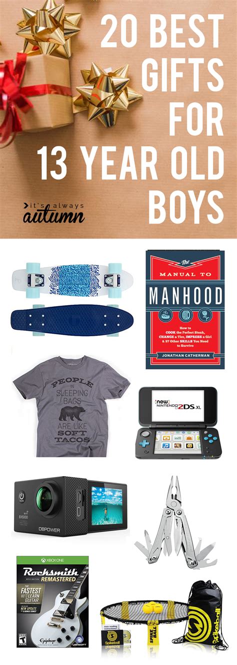 best Christmas gifts for 13 year old boys  It's Always Autumn