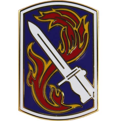 Army Combat Service Identification Badge Csib 198th Infantry Brigad