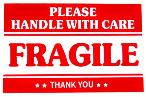 Find printing fragile sticker for the home, thank you notes and business needs when shopping on alibaba.com. "FRAGILE HANDLE WITH CARE" Stickers, Easy Peel,Self ...