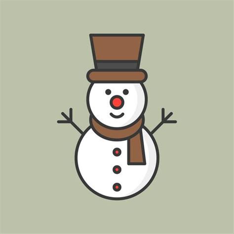 Snowman stock vectors, clipart and illustrations. snowman, filled outline icon for Christmas theme ...
