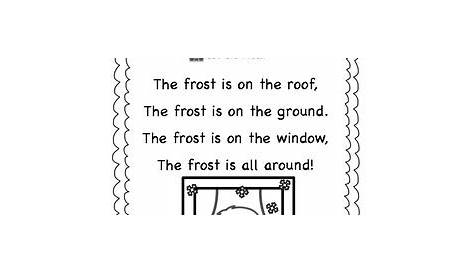 January Poetry Kindergarten & First Grade by Wishful Learning by Beckie Lee