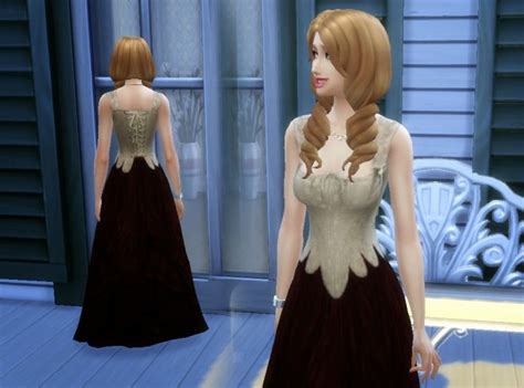Medieval Corset Skirt Sims 4 Female Clothes